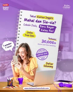 Kelas Online Mr.BOB Kampung Inggris - Trial